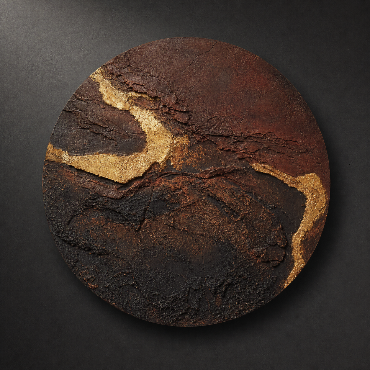 Ember Circle, круглая картина